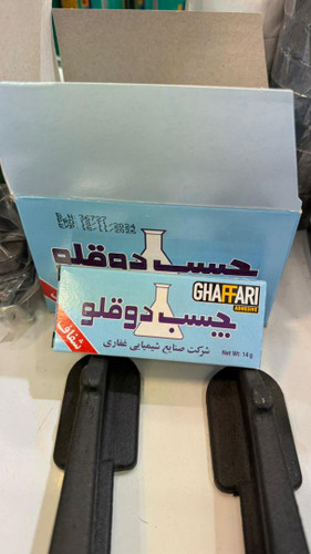 چسب دوقلو شفاف غفاری