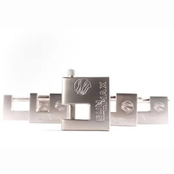 قفل کتابی روکش دار استیل سان مکس سایز 100 کد 2710