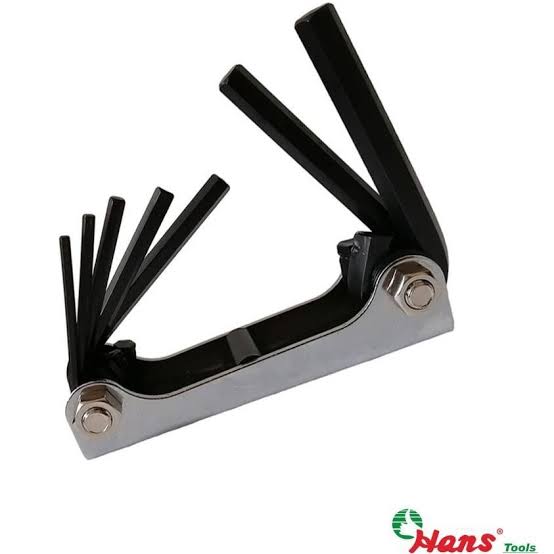 ست آچار آلن چاقویی ۷ عددی هنس مدل 16765-97M